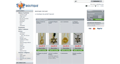 Desktop Screenshot of boutique.topj.net