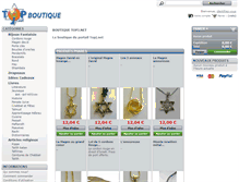 Tablet Screenshot of boutique.topj.net